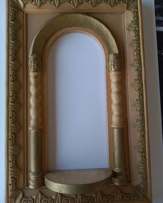 Tabernacolo lastrato in legno