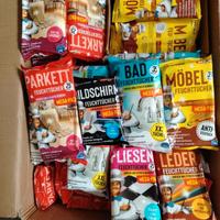 stock Salviette pulizia: 72 pacchi multiuso vetri