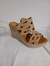 SCARPE SABOT IN VERA PELLE NR 39