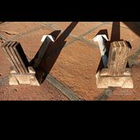 Alari per caminetto in ghisa