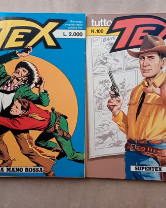 Fumetti TUTTO TEX nn. 1/412 a 73 euro (18 cent.)