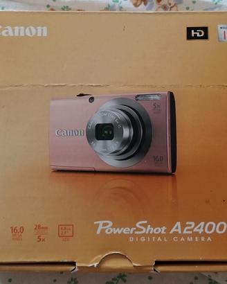 canon powershot A2400 IS Rosa "full box" 