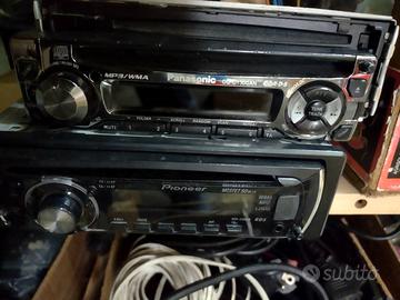 Autoradio PIONEER e PANASONIC CD-DVD e MP3