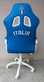 Poltrona ufficio/gaming con logo ITALIA ⭐⭐⭐⭐