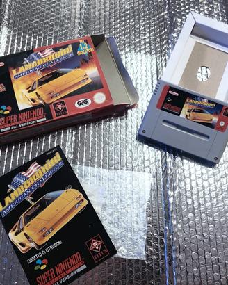 Lamborghini American Challenge SuperNintendo snes