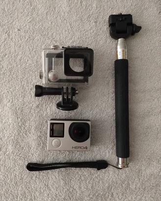 GoPro HERO4 Action Cam + Custodia + Stick