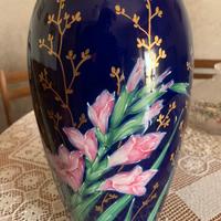 Limoges decor main Vintage anni 40/60 cobalto