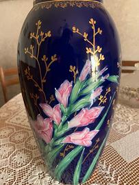 Limoges decor main Vintage anni 40/60 cobalto