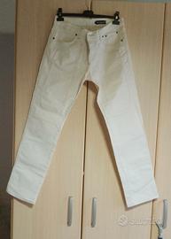 Jeans bianchi Jeckerson da uomo, taglia 34 US