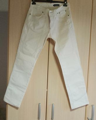 Jeans bianchi Jeckerson da uomo, taglia 34 US