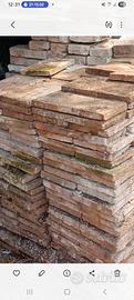 Tavelle  antiche in cotto 19x 37 x 3- 200