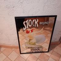 Specchio pubblicitario vintage Stock Brandy