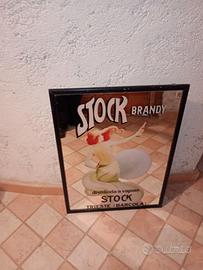 Specchio pubblicitario vintage Stock Brandy