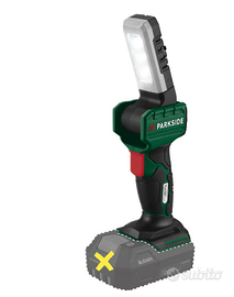 torcia lampada LED ricaricabile 20V parkside NUOVA