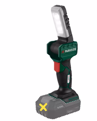 torcia lampada LED ricaricabile 20V parkside NUOVA