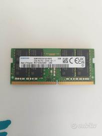 32 GB DDR4 SAMSUNG RAM SODIMM 3200 