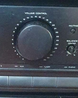 AMPLIFICATORE STEREO PERLA NERA A54 FUNZIONANTE