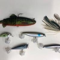 Lotto esche hard bait bassfishing/luccio
