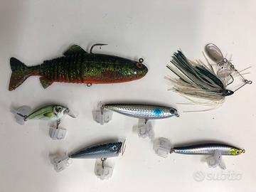 Lotto esche hard bait bassfishing/luccio