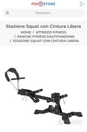 Stazione Squat Fisiostore 