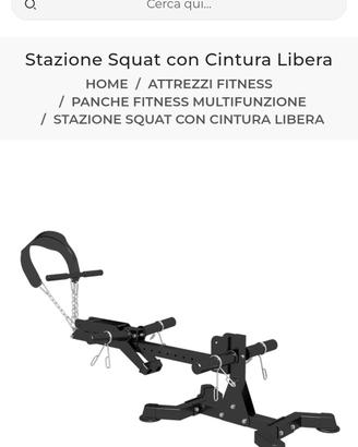 Stazione Squat Fisiostore 