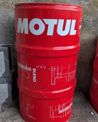 Fusto Bidone Metallo MOTUL 60L Rosso Vuoto