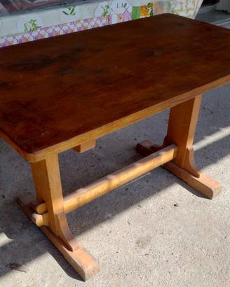 Tavolo in legno rustico 130x80 cm