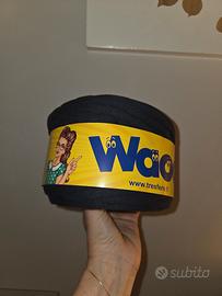 Fettuccia cotone da 500 gr blu 4 gomitoli waoo