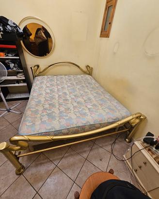 letto matrimoniale vintage (insieme completo) )
