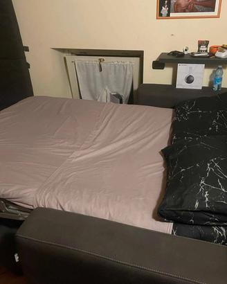 divano letto ecopelle 1 piazza e mezza