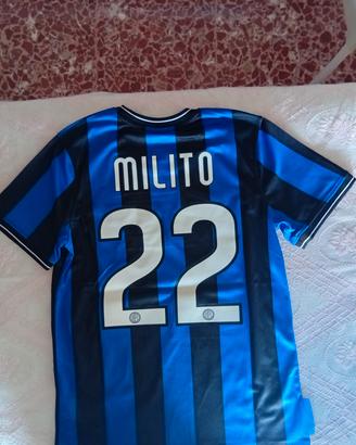 maglia inter milito taglia  S finale madrid