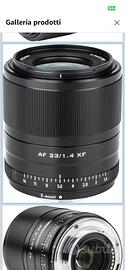 VILTROX 23mm F1.4 XF per fujifilm