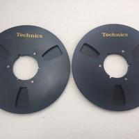 COPPIA BOBINE ORIGINALI TECHNICS  DA 1/4 POLLICE