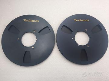 COPPIA BOBINE ORIGINALI TECHNICS  DA 1/4 POLLICE