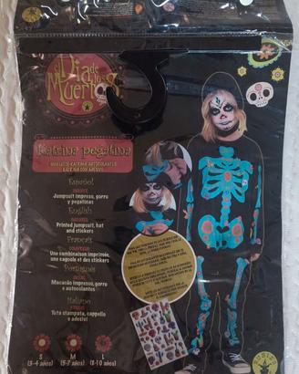 Costume halloween RUBIE'S da scheletrina 8 10 anni