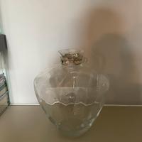 Maria Cristina  Sterling  vaso in cristallo 18 pb