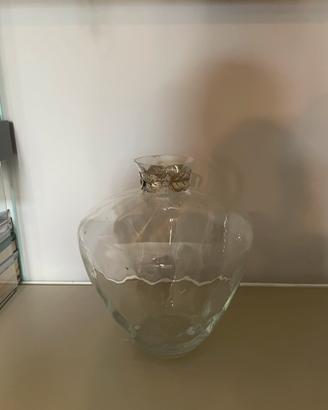 Maria Cristina  Sterling  vaso in cristallo 18 pb