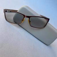 Occhiali uomo da vista Hugo Boss orange, metallo