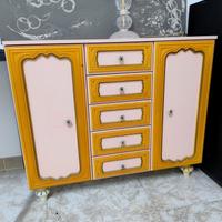 Mobile bagno cassettiera vintage anni 70