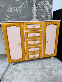 Mobile bagno cassettiera vintage anni 70