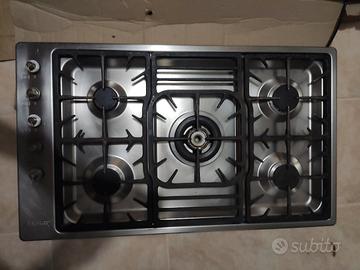 Piano cottura a gas marca smeg