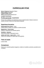 ,va bene qualunque cosa