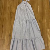 Vestito lungo a righe