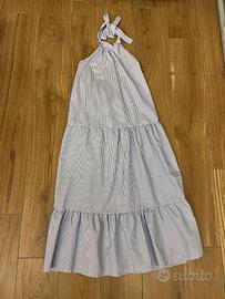 Vestito lungo a righe