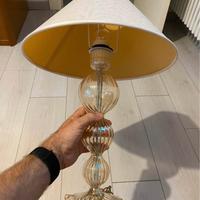 Lampada in vetro artistico stile veneziano
