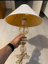 Lampada in vetro artistico stile veneziano