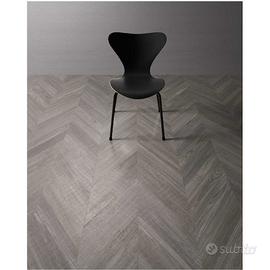 Piastrella 9,4x 49 Chevron wood Grey Ceramica Sant