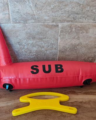 Pallone Sub più Asola raccoglie filo 