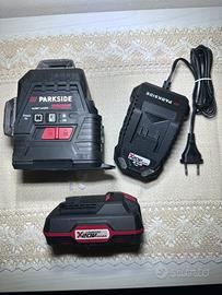 Livella laser Parkside Performance a batteria