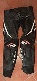 pantalone moto in pelle MTECH, taglia 48